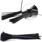 Mena Rise mm Siyah Kablo Bağı | 100 Adet 6.6 Plastik Kelepçe | 30 cm Kablo Toplayıcı | 18 kg Çekme Mukavemetli Kablo Düzenleyici