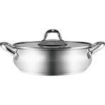 Mena Rise New Akara Indüksiyon Tabanlı Çelik Karnıyarık Tencere 24 cm Metal - -- - 000-Siyah