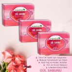 Mena Rise Organicsun Doğal Gül Sabunu 140 gr x 3 Adet Tüm Cilt Tipleri Için Onarıcı Besleyici Natural - 0- Koyu Mavi