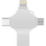 Mena Rise Otg 4in1 Cep Telefonu Çok Fonksiyonlu USB Flash Bellek 128 GB Type-C, Micro Sd ve Kart Okuyucu ( Lisinya )