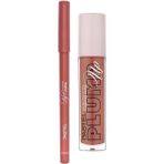 Mena Rise Pastel Profashion Plumping Gloss 205 + Pastel Lip Contour Liner Dudak Parlatıcı 53 - --
