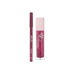 Mena Rise Pastel Profashion Plumping Gloss 207 + Pastel Lip Contour Liner Dudak Parlatıcı 52 - --