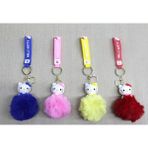 Mena Rise Ponponlu Hello Kitty Anahtarlık ALK4247 ( Lisinya )