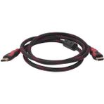 Mena Rise Powermaster HDMI Kablo Ip Örgülü Uçlu 1,5 Metre - Ahşap