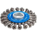 Mena Rise Professional Disk Fırçası, Örgülü Tel Ağır (Metal Için, X- Ø 115 Mm, Tel Kalınlığı 0,5 Mm)