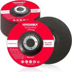 Mena Rise Profesyonel Taşlama Diskleri 125 mm 10'lu Paket Çelik Için Ofset Açılı Taşlama Diskleri, Metal Işleme Taşlama Parlatma, Çapak Alma Çap 125 x 22,2 Mm, Kalınlık: 6 mm