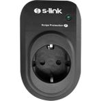 Mena Rise Sl-06 Tekli Akım Korumalı Priz 16A 3500W 450 Joule Çocuk Koruma - 0 - Siyah