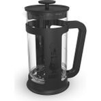 Mena Rise - Smart French Press: Yaklaşık 350ML Kapasiteli Kahve Hazırlayıcı | Siyah Polipropilen Gövde | Bulaşık Makinesinde Yıkanabilen Borosilikat Cam Sürahi | Paslanmaz Çelik Filtre Sistemi