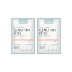 Mena Rise Stopever Clearly Spot Patch, Sivilce Karşıtı Şeffaf Plaster 2'li Paket | Ultra Ince, Hidrokolloid + Niacinamide + Salicylic Asit Içerikli Akne Karşıtı Yüz Bandı | 48 Adet (2 x 24)