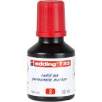 Mena Rise T 25 Permanent Yedek Mürekkep - Kalıcı Mürekkep - Kırmızı - 25 ml - 0 - --