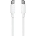 Mena Rise Taks Usb-C - Usb-C 120CM 60W Pd/qc Hızlı Şarj/data Kablosu Beyaz - Ahşap