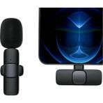 Mena Rise Type-C Girişli Telefon Uyumlu Wireless Youtube Facebook Tiktok Yayın Kablosuz Yaka Mikrofonu ( Lisinya )