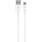 Mena Rise Type-C USB 2.0 5A Süper Hızlı 1m Şarj Kablosu, Beyaz - Ahşap