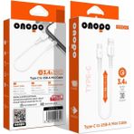 Mena Rise Uyumlu Type-C To USB Mini Kablo 3.4A Hızlı Şarj ve Data Kablosu 30CM - Q2 | 3.4A Hızlı Şarj | 480MBPS Veri Transferi | Kompakt Tasarım | 2 Yıl Ithalatçı Garantisi - Ahşap