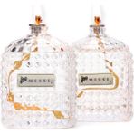 Mena Rise Vanilya Sandal Kokulu Oval Cam Şişe Kandil Seti (2X100 Ml) - 0,1 lt - 001-Renkli