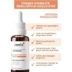 Mena Rise Veela Vitamin C Brightening Serum – Leke Karşıtı ve Leke Görünümü Azaltıcı & Aydınlatıcı Cilt Serumu | Liposom Teknolojisi ile Yüksek Stabilite, Anti Aging Effect 30 ml