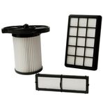 Menalux F442D BAGLESS-için filtre seti Dirt Devil Centrixx M2882, M2883/1 Zentralfilter, 1 motor filtresi, 1 hijyen
