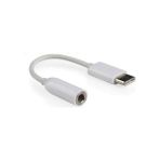 Menamood 1744 Type C To 3.5mm Kulaklık Ses Çevirici Dönüştürücü USB Type-C Male To 3.5 mm Female Audio Adapter Aux Adaptör (Samsun Modeller ile Uyumlu Değildir)