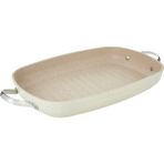 Menashop A1274 Granita Iki Kulplu Grill Sote Tava 35X25