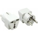 Menashop Çevirici Priz Amerikan Ingiliz Fiş Dönüştürücü Türk Tipe Fişe Çeviren Adaptör Başlık