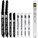 Menashop DA07901 Profesyonel Metal/ahşap Kesme Tilki Kuyruğu Testere Ucu 8 Parça