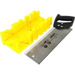 Menashop Metrashop 58262 Tenon Testere ve Plastik Gönye Kutusu