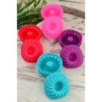 Menba Mini Silikon Muffin Ve Cup Kek Kalıbı Borulu - 6 Adet