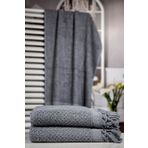 Menderes Home Cotton Collection Bukle Banyo Havlusu Peşkir Gri