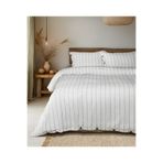 Menderes Home Cotton Collection Çift Kişilik Çizgili Nevresim Seti Rayuna