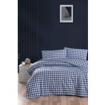 Menderes Home Cotton Collection Flanel R Tek Kişilik Nevresim Takımı Mongar Lacivert