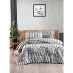 Menderes Home Cotton Collection Flanel Tek Kişilik Nevresim Takımı Stone - 160 x 220 cm - Renkli