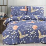 Menderes Home La Notte Saten Tek Kişilik Nevresim Takımı Infinity - 160 x 220 cm - Renkli