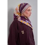 Menekşe Twill İpek Eşarp Lunera Koleksiyonu