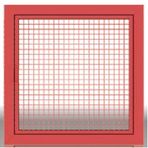 Menfezsan 100 x 100 Alüminyum Kare Petek Menfez