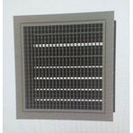 Menfezsan 40 x 40 Çift Sıra Kanatlı Zıt Damperli Menfez