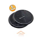MENFEZSAN VİDA HANE Doğalgaz Cam Menfezi Siyah