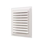 Menfezsan Yüzeysel Hareketli Panjur 37 X 37 cm Menfez Plastik Banyo Wc Havalandırma Menfezi