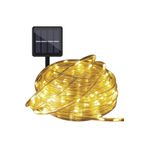 MENFRY Solar Enerjili Neon Led Dış Mekan Bahçe Teras Balkon Ağaç Aydınlatması Animasyonlu (10 METRE)