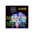 MENFRY Solar Enerjili Neon Rgb Led Dış Mekan Bahçe Teras Balkon Ağaç Aydınlatması Animasyonlu(10 METRE)
