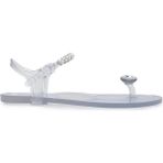 Menghi Kadın Pvc Şeffaf Parmak Arası Sandalet 774 828E Bn Sndlt Y25 Glass