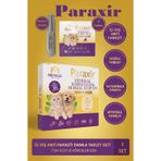 mengu petcare Paraxir Kedi Köpek İç Dış Anti Parazit Uzaklaştırıcı Bitkisel Damla Ödül Tablet Seti Bit Pire Giderici 4 lü SET