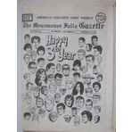 Menomonee Falls Gazette #105, Dec. 17, 1973. Superman, Batman, The Spirit, Tarzan, Prince Valiant, James Bond, Flash Gordon, Modesty Blaise, Steve Canyon, Johnny Hazard, Rick O'Shay