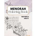 Menora Coloring Book: For Teens and Adults