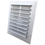 Menpaj Panjurlife Havalandırma Menfez Panjur 53x55cm Yapışkanlı Vidalı Pl5355