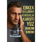 Men's Anti-wrinkle Cream Erkek Yaşlanma Kırışıklık Karşıtı Yüz Bakım Kremi 100 Ml