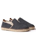 Men's fabric espadrille - DALLAS - Black, 39 EU