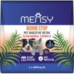Mensy Bitkisel İç Tablet 600 mg Kedi ve Köpekler İçin Doğal Parazit Koruma Ürünü