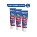 Mensy Kedi Malt Macunu 125 Gr BitkiselTüy Yumağı Önleyici Taurin Biotin Prebiyotik 3 Adet