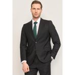 Mentality 9554 Altınyıldız Sivri Yaka Çift Yırtmaçlı Slimfit Takım Elbise Siyah - 46 - 6 Drop