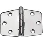 Menteşe, Sağa, Inox 316, L77mm, W40mm, Kalın. 2mm